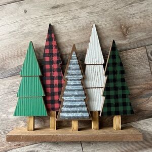Rustic Holiday Tree Decor Set
